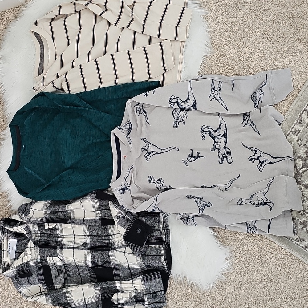 Boys Small 6/7 Long Sleeve Shirts Old Navy